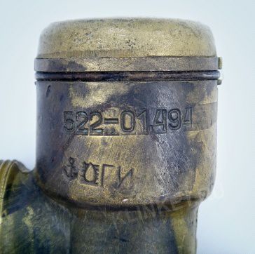 Клапан невозвратный штуцерный, Ду-20, Ру-100, ч.522-01.494, материал: латунь - Вид 3