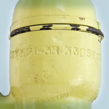 Клапан запорный штуцерный (тарелка керамика), Ду-6, Ру-100, ч.521-35.3365, материал: латунь - Вид 3