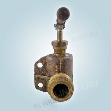 Клапан штуцерный спускной самозапорный, Ду-32, Ру-6, ч.528-ЗМ100, материал: бронза - Вид 4