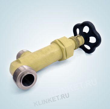 Клапан запорный штуцерный бессальниковый с герметизацией, Ду-32, Ру-64, ч.521-03.037, материал: нерж - Вид 2