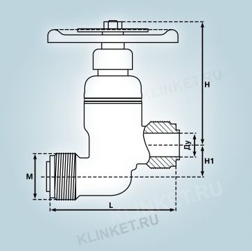 Клапан запорный штуцерный, Ду-15, Ру-100, ч.521-01.470, материал: бронза - Вид 6