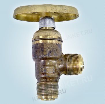 Клапан запорный штуцерный, Ду-20, Ру-100, ч.521-01.468-05, материал: бронза - Вид 4