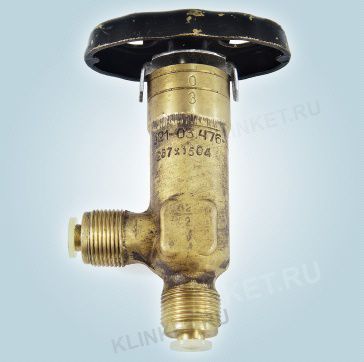 Клапан запорный штуцерный, Ду-6, Ру-160, ч., материал: бронза - Вид 1