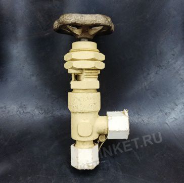 Клапан запорный штуцерный, Ду-10, Ру-64, ч.521-35.1814, материал: титан - Вид 2