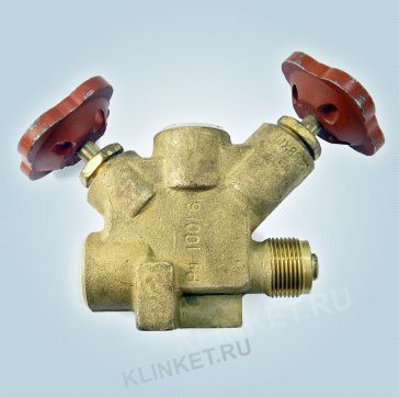 Клапан для манометра штуцерный сальниковый, Ду-6, Ру-100, ч.521-35.3404-04, материал: латунь - Вид 5