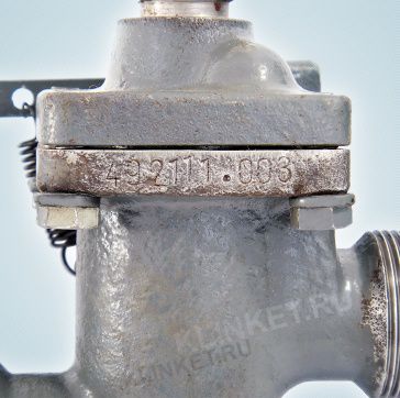 Клапан БЗК штуцерный с тросиковым приводом, Ду-20, Ру-6, ч.ИТШЛ.492111.003, материал: сталь - Вид 6