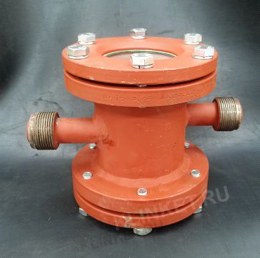Фонарь смотровой штуцерный с крылаткой, Ду-15, Ру-16, ч.598-56.СБ, 598-03.085-03, материал: сталь - Вид 2